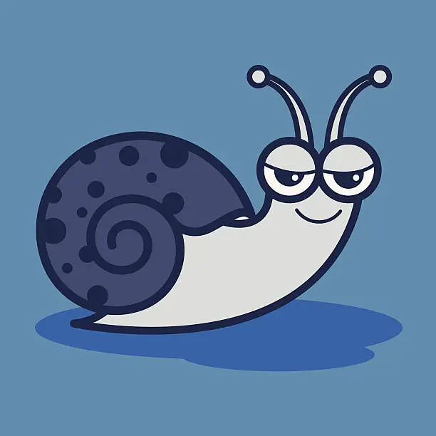 Vector illustration of snails