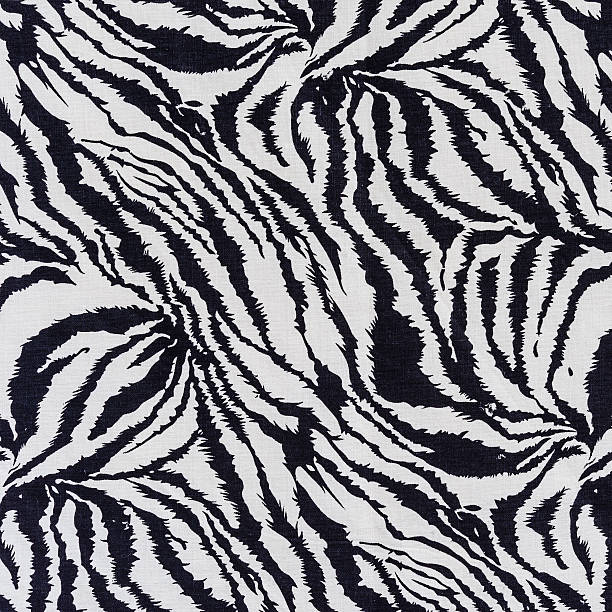 istock Texture of fabric stripes zebra 514213677