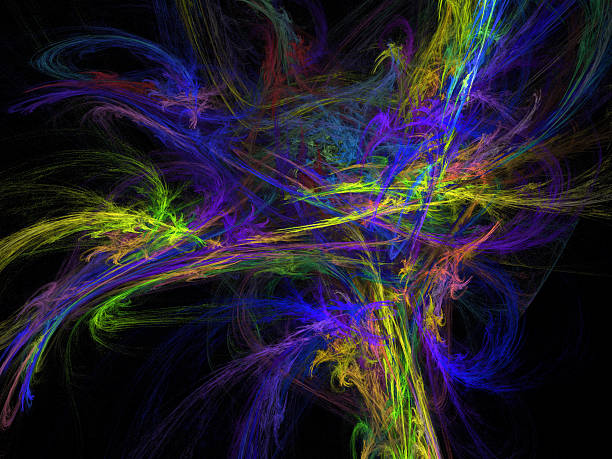 istock Digital Fractal on Black 514213997