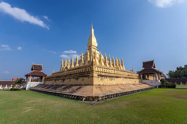 istock Golden pagada in Wat Pha-That Luang, Vientiane, Laos 514214517