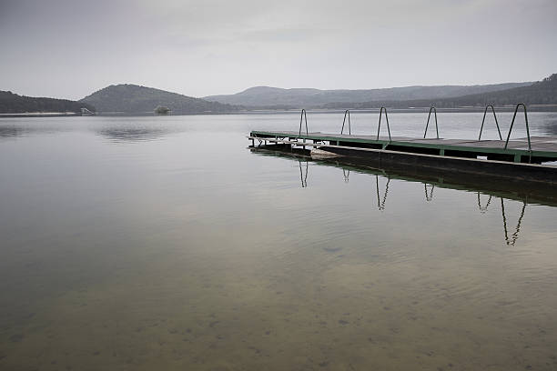 istock Pier on machovo lake, czech republic 514214897
