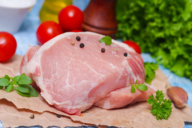 istock Sliced pieces of raw meat for barbecue 514216916