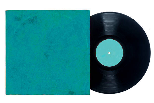 istock Retro Long Play Vinyl Record with a Blue Sleeve. 514217019