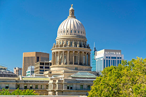 istock Unique view of Boise IDaho 514217341