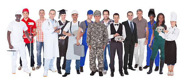 istock Full Length Of People With Different Occupations 514217411