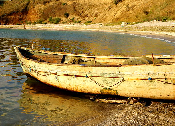 istock Fishing boat at The Black Sea 514217765