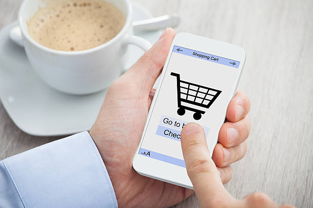 istock Businessman's Hands Shopping Online Through Smartphone 514217939