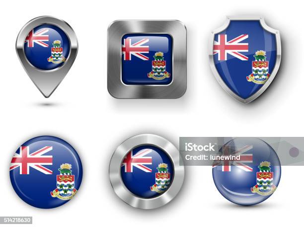 Country Flag Bages Stock Illustration - Download Image Now - Badge, Caiman, Cartography