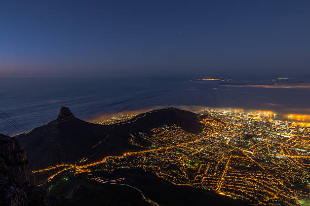 istock Atlantic fog coming in past Lions head 514218858