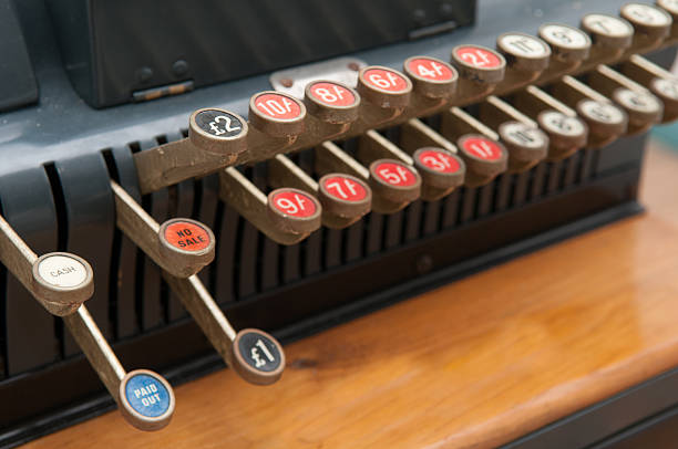 istock Vintage cash register 514223976