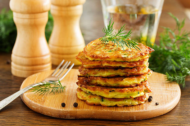 istock Vegetable fritters of zucchini. 514225652