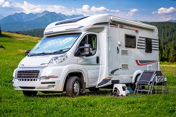 istock Vacations with motor home in Tatra Mountains 514225884