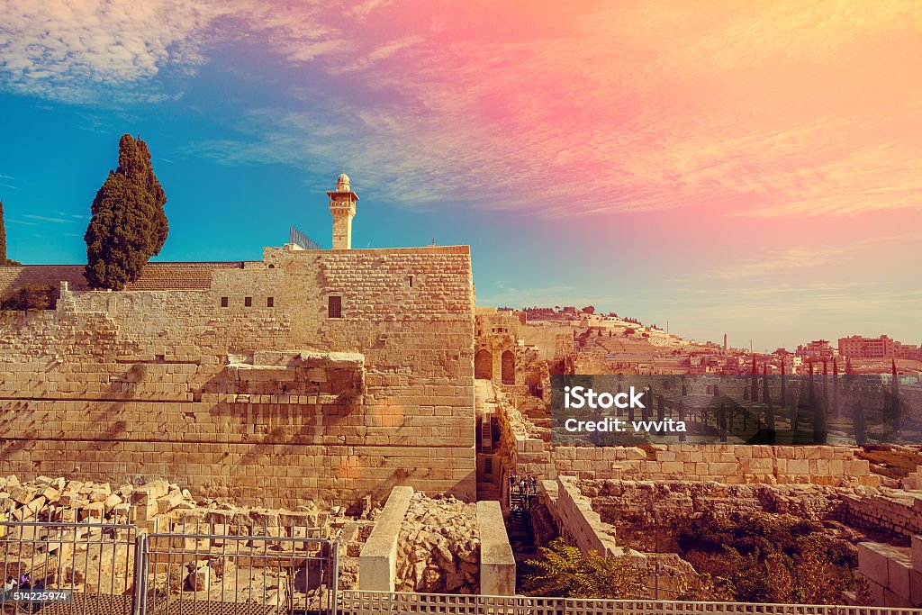 Old city Jerusalem Israel Stock Photo