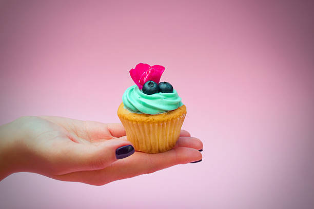 istock Cupcakes with butter cream and vanilla 514226204