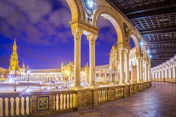 istock Night at Plaza de Espana 514227218