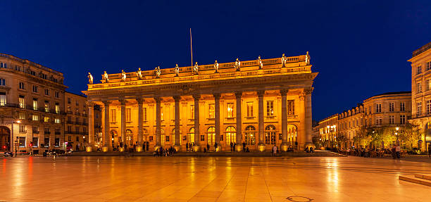 Grand Theater at Night,  Bordeaux