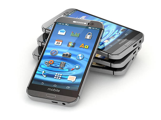 istock Smartphones or mobile phones on white isolated background. 514246611