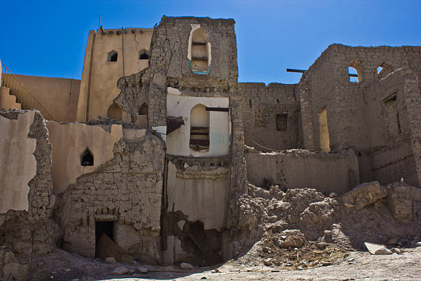 istock Ruined village in Oman. 514248429
