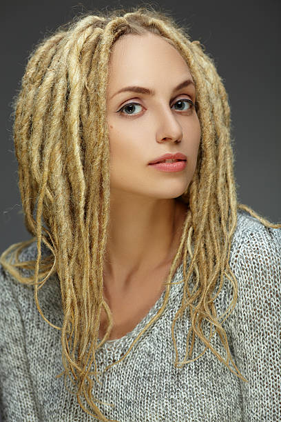 Portrait Of A Beautiful Girl With Dreadlocks Stock Photo - Download Image  Now - Locs - Hairstyle, Women, White People - iStock
