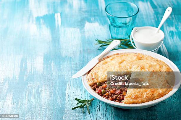 Traditional Cottage Pie Stock Photo - Download Image Now - Shepherd's Pie, Meat Pie, Baked
