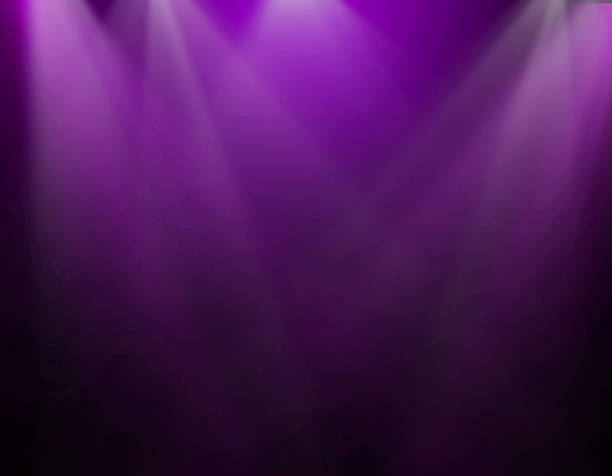 istock Purple stage theater background 514260162
