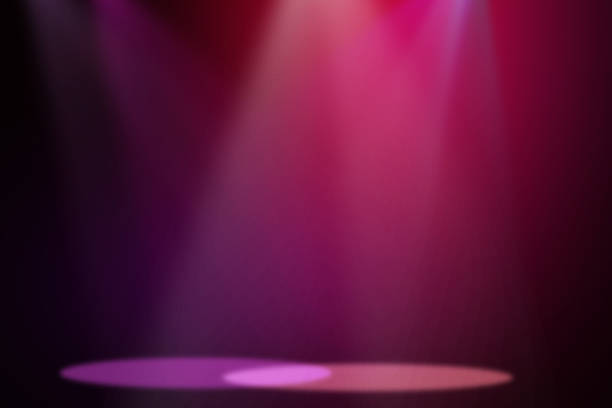 istock Colorful stage theater background 514260448