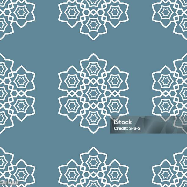 Sfondo Islamico Senza Cuciture - Immagini vettoriali stock e altre immagini di Accuratezza - Accuratezza, Arabesco - Stili, Arabia