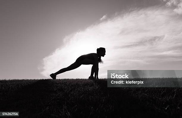 Getting Ready For Jog Stock Photo - Download Image Now - Beginnings, Preparation, Black And White