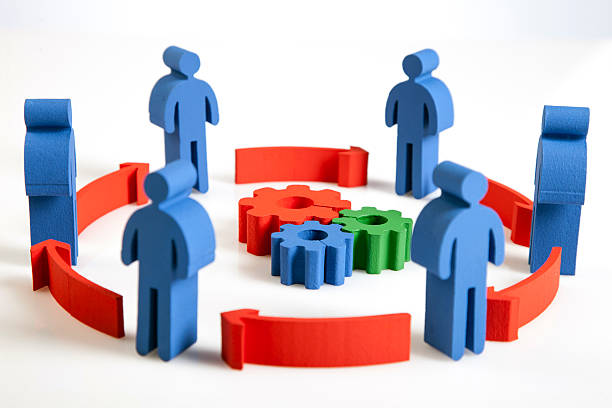 istock concept of teamwork, people and icons 514267665