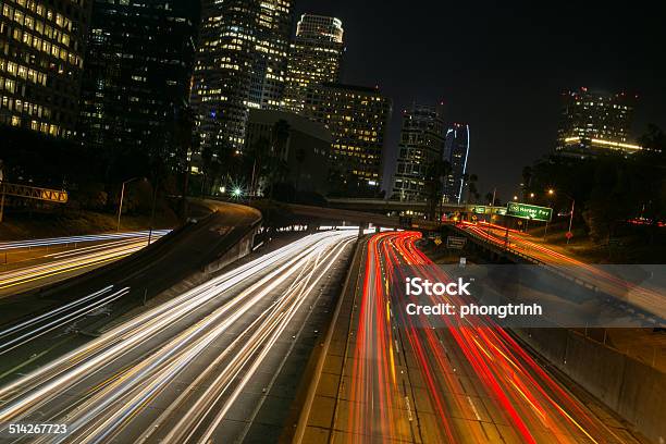 Night Life City Light Stock Photo - Download Image Now - American Culture, Architecture, Bridge - Built Structure