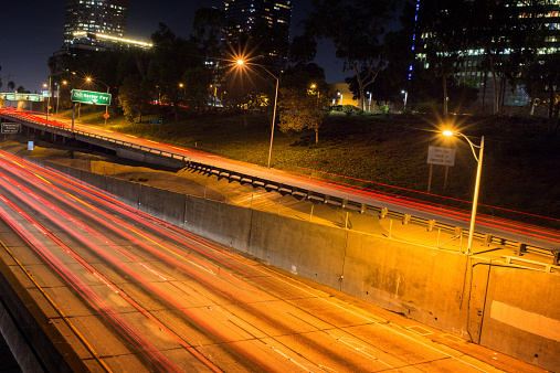 city light, night time in downtown, street light