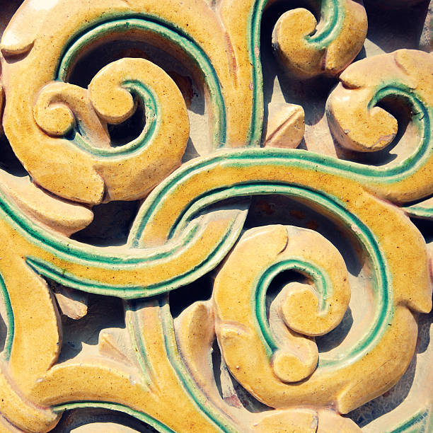 istock detail of ancient ceramic pattern, China 514268007
