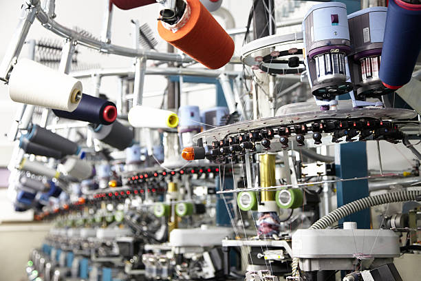 Textile industry - Sock stock photo