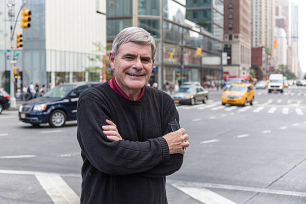 istock Senior Man Portrait in New York 514269481