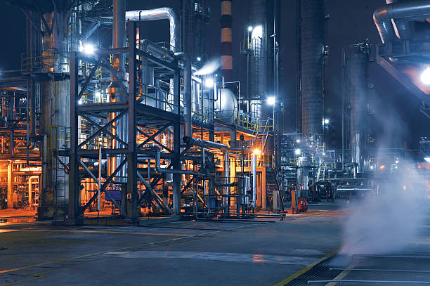 Chemical & Petrochemical Plant stock photo