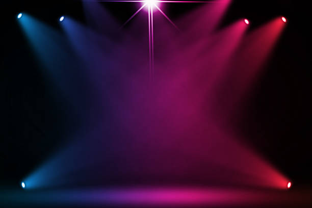 istock Colorful stage theater background 514270370
