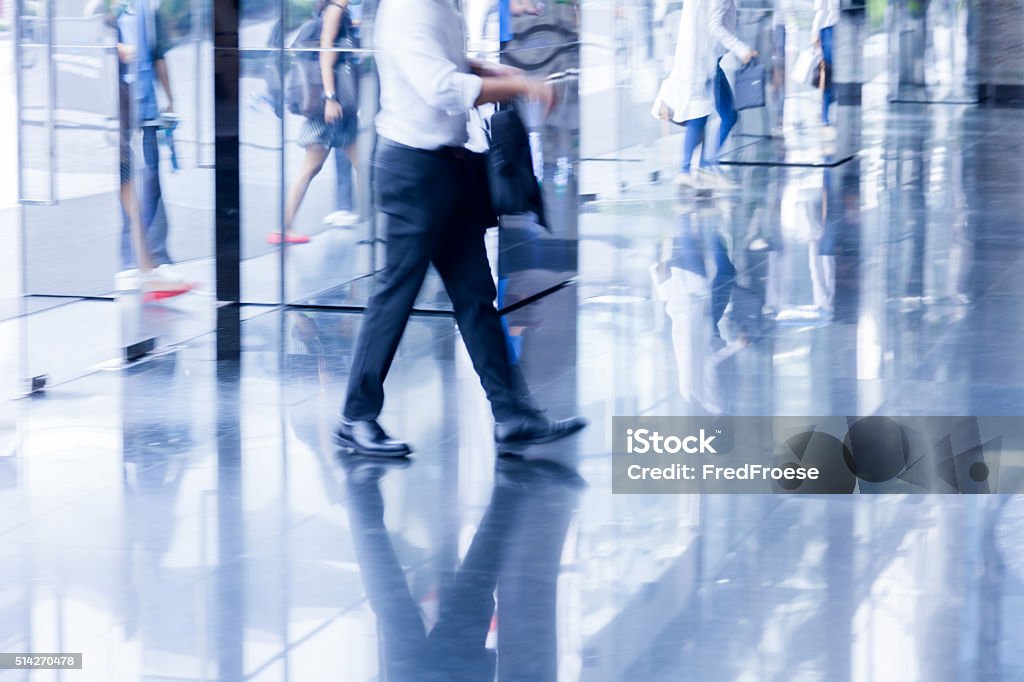 Business people - busy city life Abstract Stock Photo