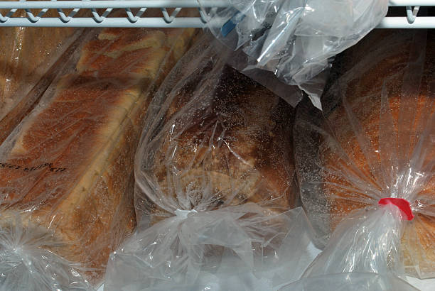 Frozen Bread stock photo