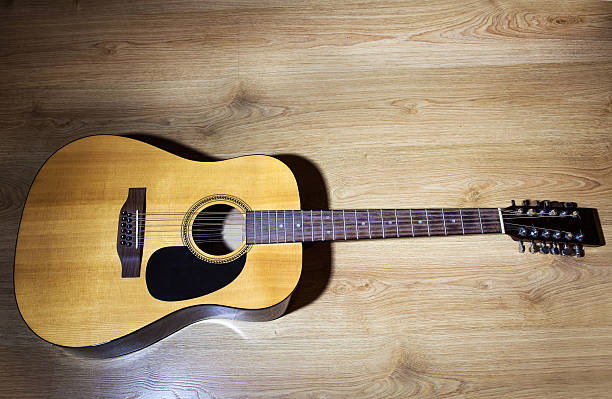 istock yellow acoustic 12-strings guitar 514270808