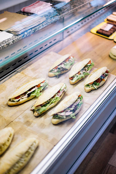 istock Filled Bagettes in a Deli 514271545