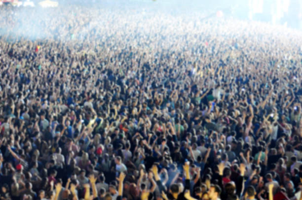 istock Blurred crowd of people partying 514272836