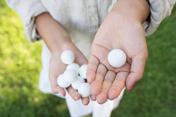 istock Girl has a white balls 514273725