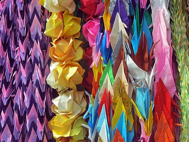 istock String of Origami in Japan 514274197