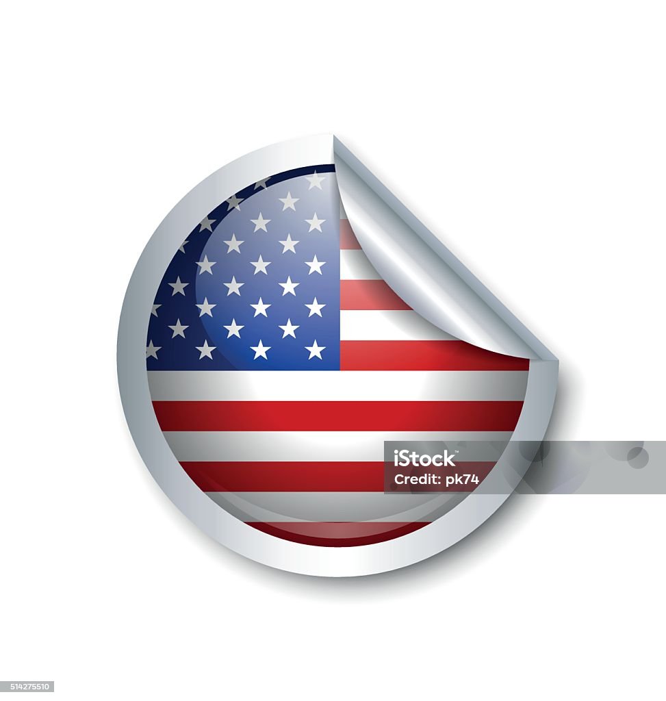 American Sticker Design American Sticker Stock Illustration - Download Image Now - Abstract ...