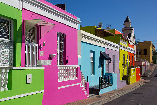 Bo-Kaap Bo-Kaap/Cape Town signal hill stock pictures, royalty-free photos & images