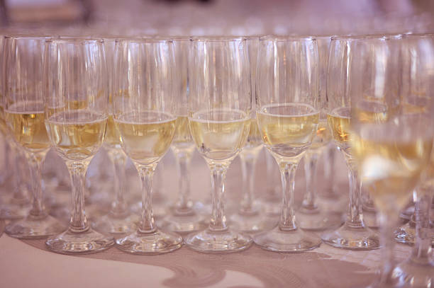 istock many glasses of champagne on the table 514278912