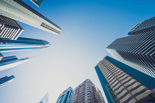 Office skysraper in Dubai stock photo
