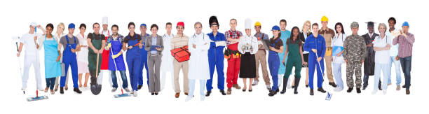 istock Full Length Of People With Different Occupations 514295643