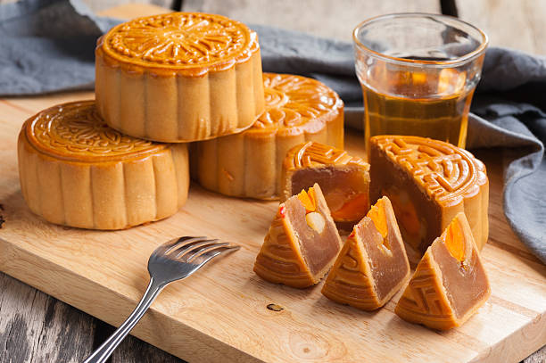 Moon cake - foto stock