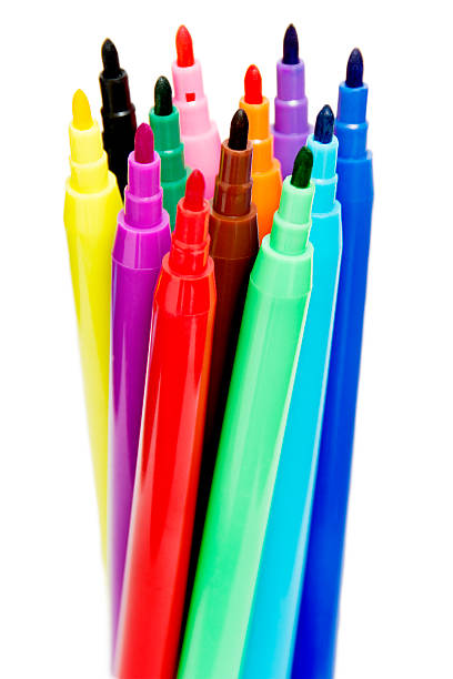 istock Colorful Felt Pens, Isolated on White 514296543